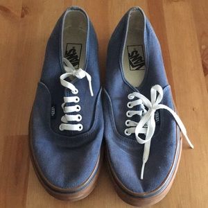 Blue Men’s Vans Size 10
